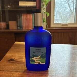 Bath & Body Works Cool Spring Mens Cologne Spray 4.0 oz Glass Bottle Rare
